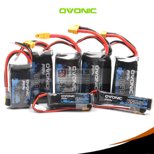 150C 870mAh OVONIC欧牌蓝标2.5寸圈圈机穿越机FPV电池4S 14.8V