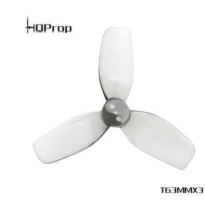 HQProp DT63MMX3 V2 2.5寸穿越机三叶螺旋桨2正2反灰色适配BEE25