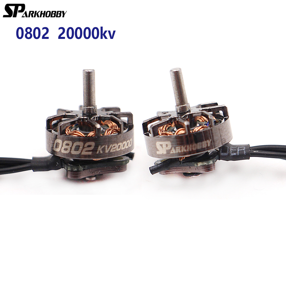 SPARKHOBBY  0802 KV20000超轻1S微型无刷马达1.5轴mobula7带插头
