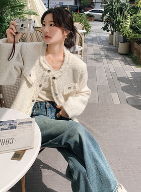 现货  数据好！2024新款秋装流苏 小香风 短款外套P155-k218