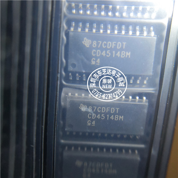 CD4514BMG4原装正品现货CMOS锁存器解码器