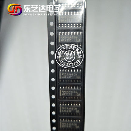 MAX232DR原装正品双ELA-232 DRIBERS/接收机