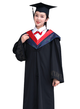 包邮学士服文科学士服学士帽学士服学位服垂布毕业礼服演出服
