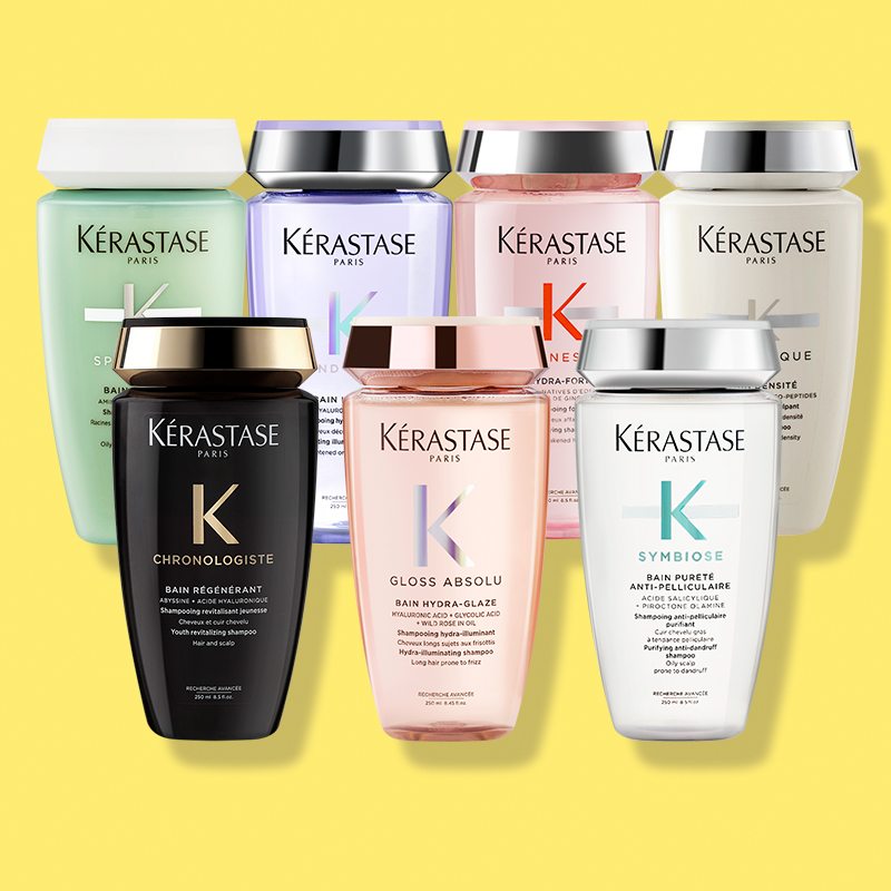 卡诗洗发水250ml黑钻白金赋活玻尿酸双重根源元气姜粉洗发液