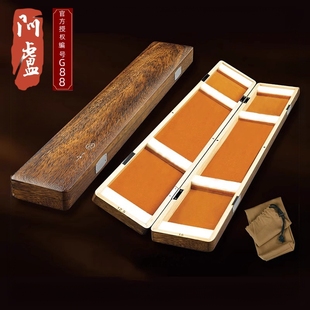 阿卢浮标盒浮漂盒黑长实木鱼漂盒鱼标盒意大利进口桐木鱼漂盒正品