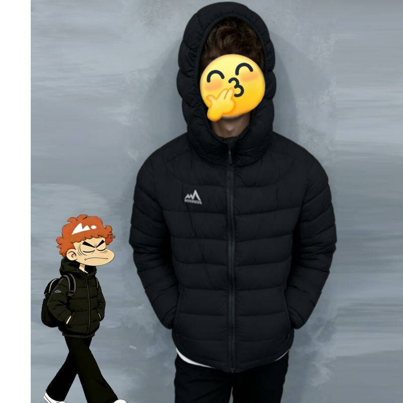 冬季棉服保暖男女款情侣连帽韩系排骨修身可打底外套加厚防寒棉衣