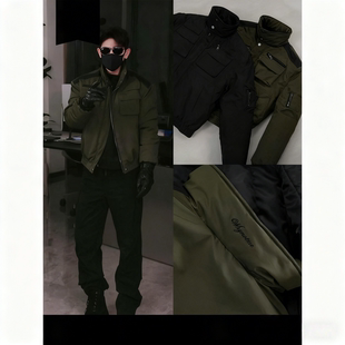 全面升级多功能战术口袋作战加厚正肩锁棉棉服夹克 骑兵服2.0