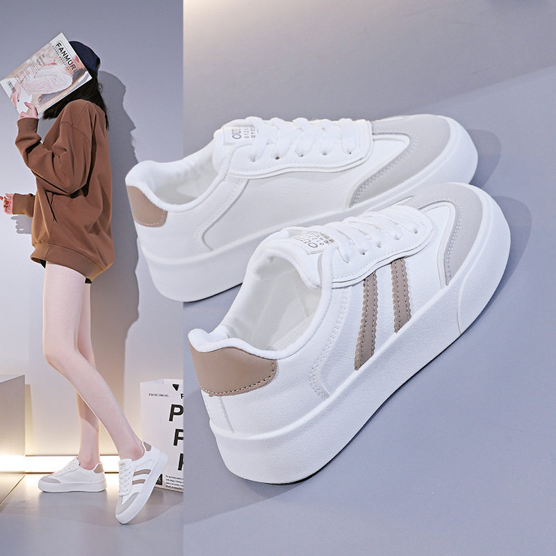 小白鞋女春季新款女鞋2025学生软底休闲运动板鞋平底女鞋潮RF707,女鞋,帆布鞋,淘宝优惠券,粉丝福利购,淘宝优惠卷