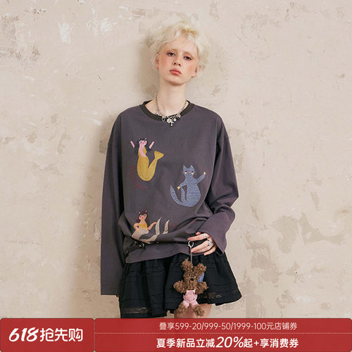 DIDDIMODA 字母T恤/美人鱼T恤/半裙