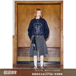 DIDDIMODA 斑点狗/豹纹小狗卫衣/牛仔裤
