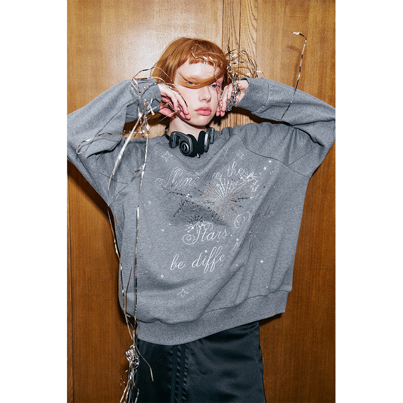 DIDDI MODA 不对称蝴蝶/镂空衬衫/卫衣