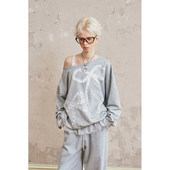 卫裙 卫裤 DIDDIMODA蝴蝶结 马赛克卫衣