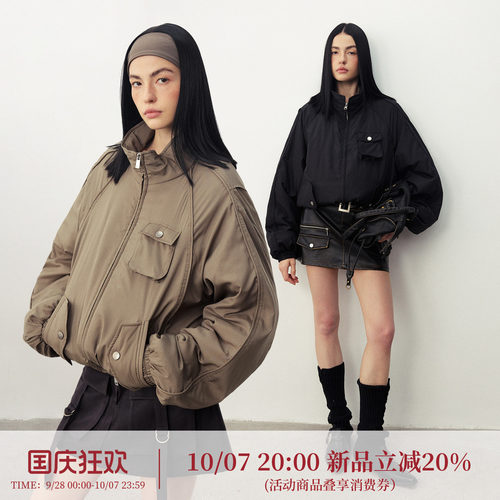 【10月7日20:00上新】DIDDIMODA垂感工装棉服夹克外套