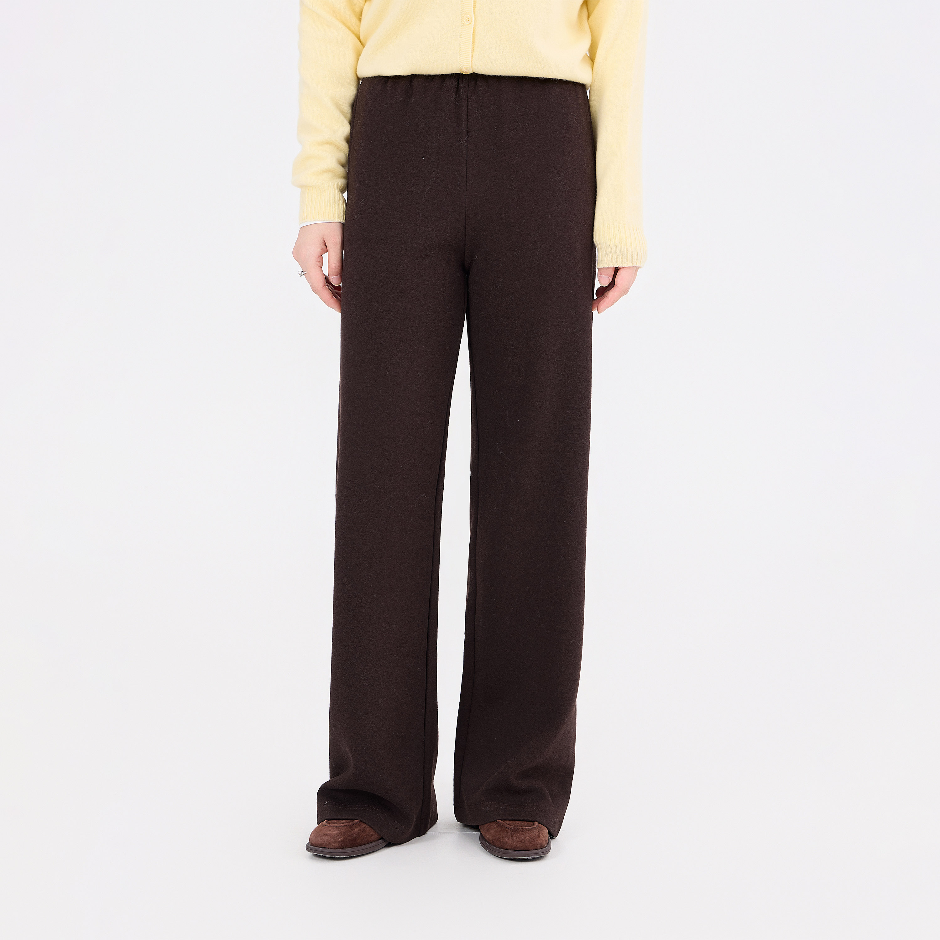 15.REST HEART 2025冬季新品 高腰松紧阔腿裤