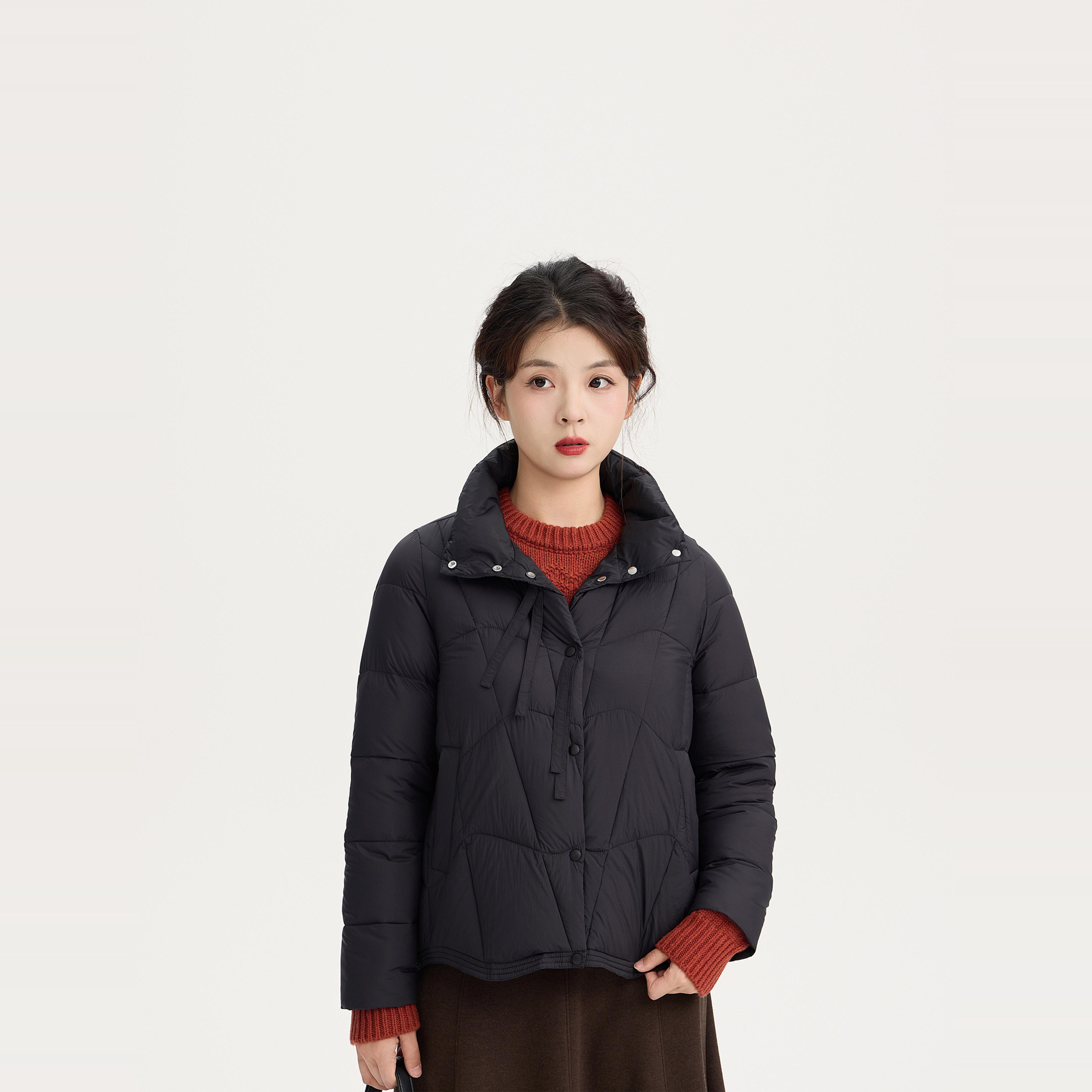 RESTHEART小短款小立领羽绒服