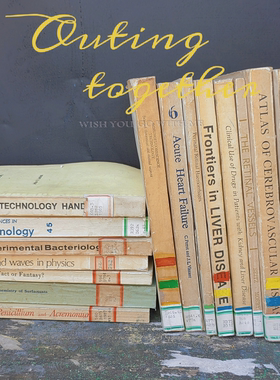 中国旅游外文做旧书古董复古书陈列装饰老旧书道具外文旧书板间