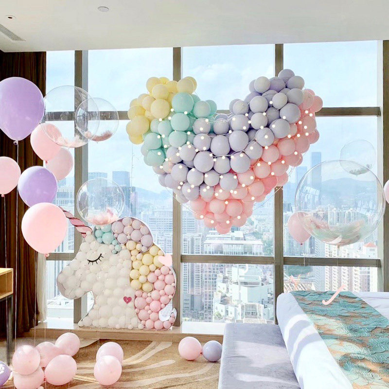 女朋友生日独角兽求婚表白气球
