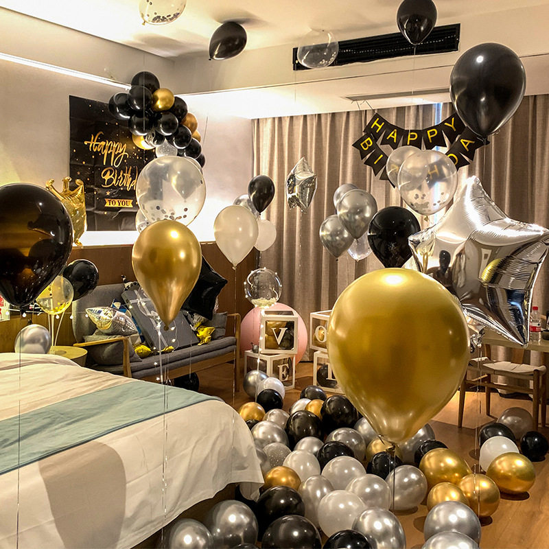 上门布置生日气球套餐求婚表白