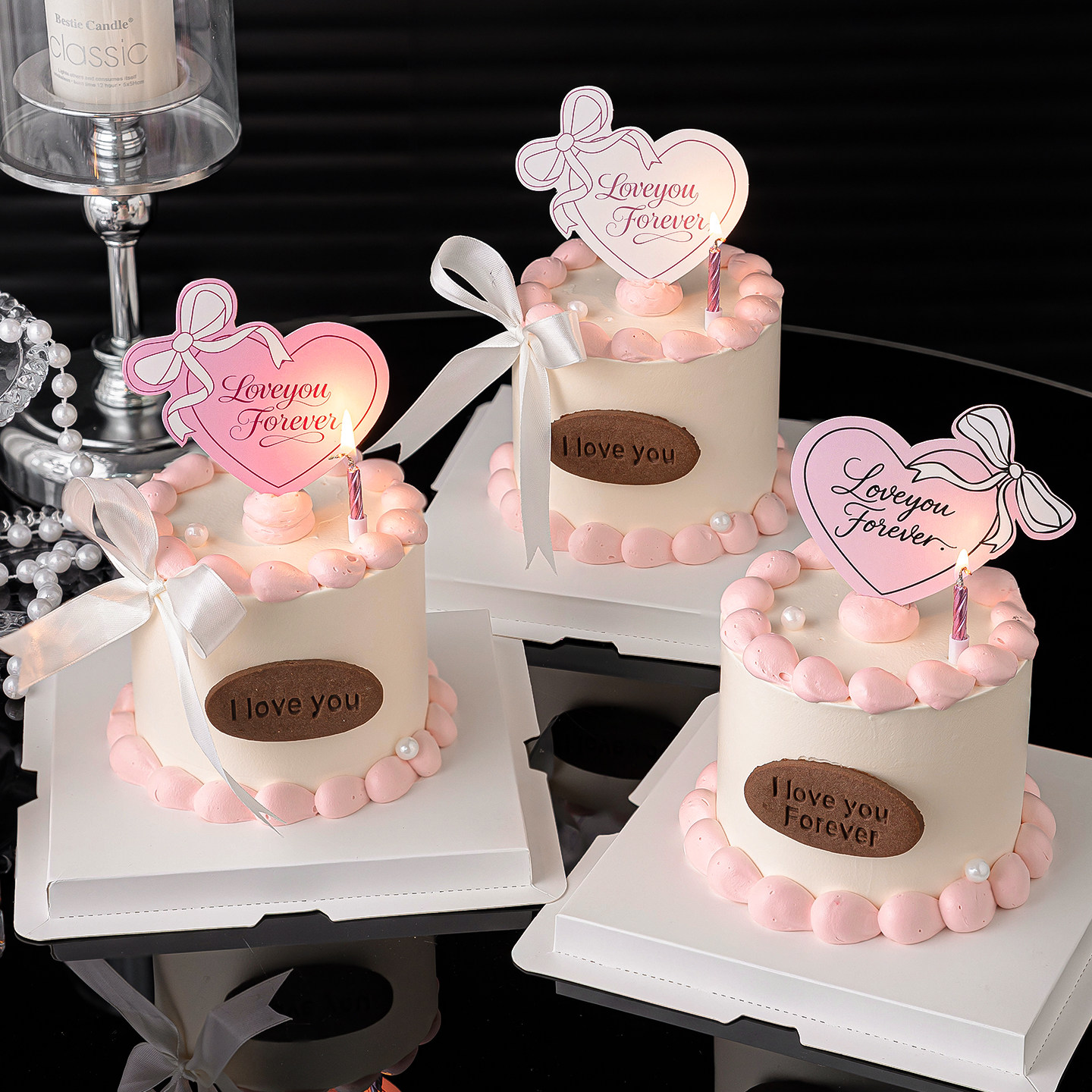 Love you forever蝴蝶结爱心卡片蛋糕装饰插牌2.14情人节快乐装扮,节庆用品/礼品,节日装扮用品,淘宝优惠券,粉丝福利购,淘宝优惠卷