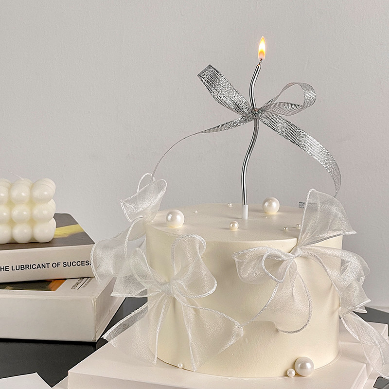 网红简约唯美女神生日蛋糕装饰品鱼尾丝带蝴蝶结插件曲线蜡烛装扮,节庆用品/礼品,节日装扮用品,淘宝优惠券,粉丝福利购,淘宝优惠卷