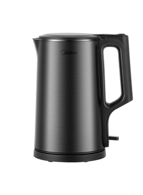Midea/美的 MK-PJ17A01电热水壶304不锈钢双层无缝内胆SH17X2-301