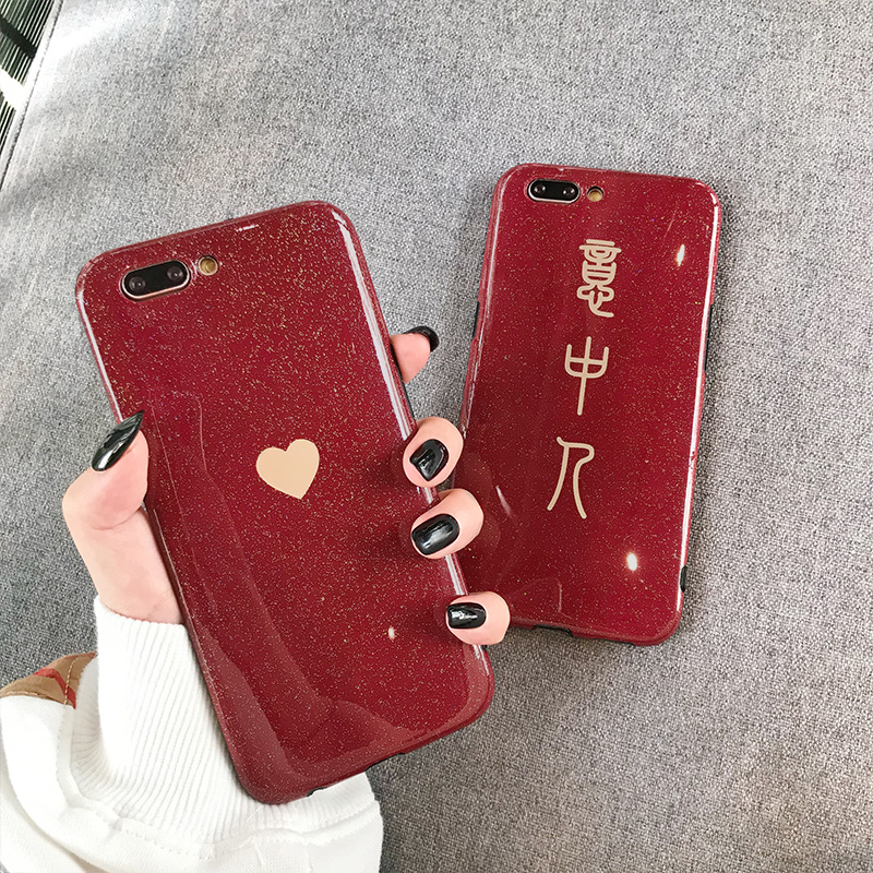 12.50元包邮简约烫金小爱心oppor17 r15x手机壳
