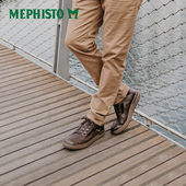 复古小靴子进口真皮鞋 MEPHISTO 马飞仕图中帮百搭舒适休闲鞋 ORTON