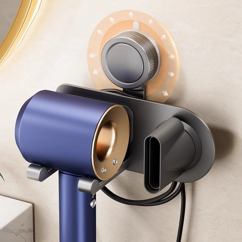 吹风机置物架免打孔卫生间多巴胺挂架浴室壁挂式风筒支架收纳神器