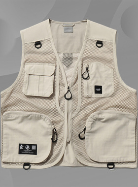 Lining/李宁正品单马甲男子新款滑板系列潮流运动休闲背心AMDR007