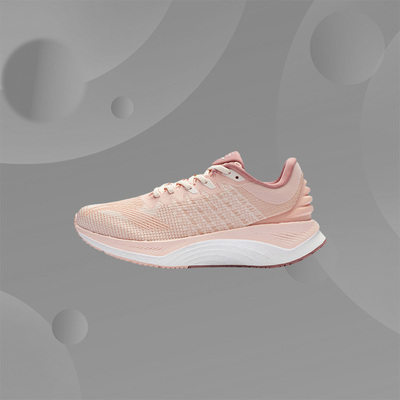 李宁女子越影减震透气运动跑步鞋