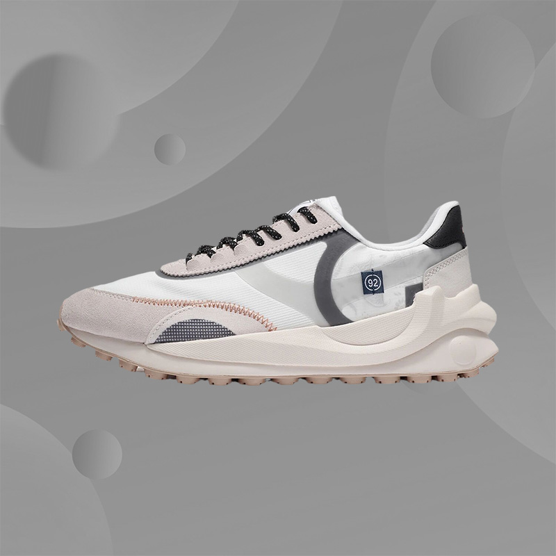 李宁正品春季新款经典时尚反光低帮舒适男子运动休闲鞋AGCS013