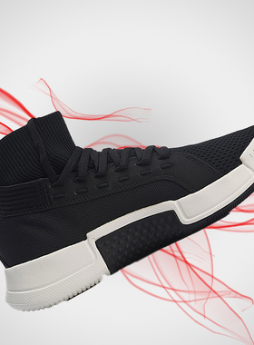 李宁正品春秋休闲鞋女鞋悟道轻便黑色运动鞋AGBN044-2