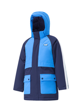 Lining/李宁正品冬季儿童羽绒服可拆卸反光保暖鸭绒运动服YYMT035