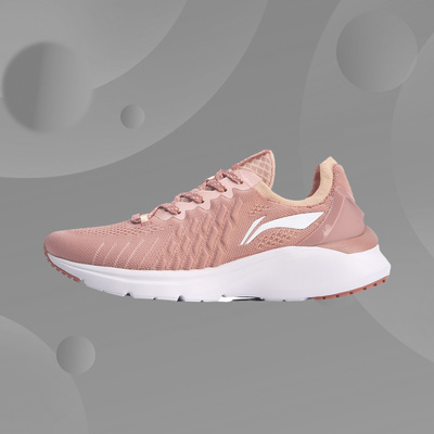 李宁跑步女鞋云雀训练潮流时尚新品减震健身透气跑鞋ARHQ178