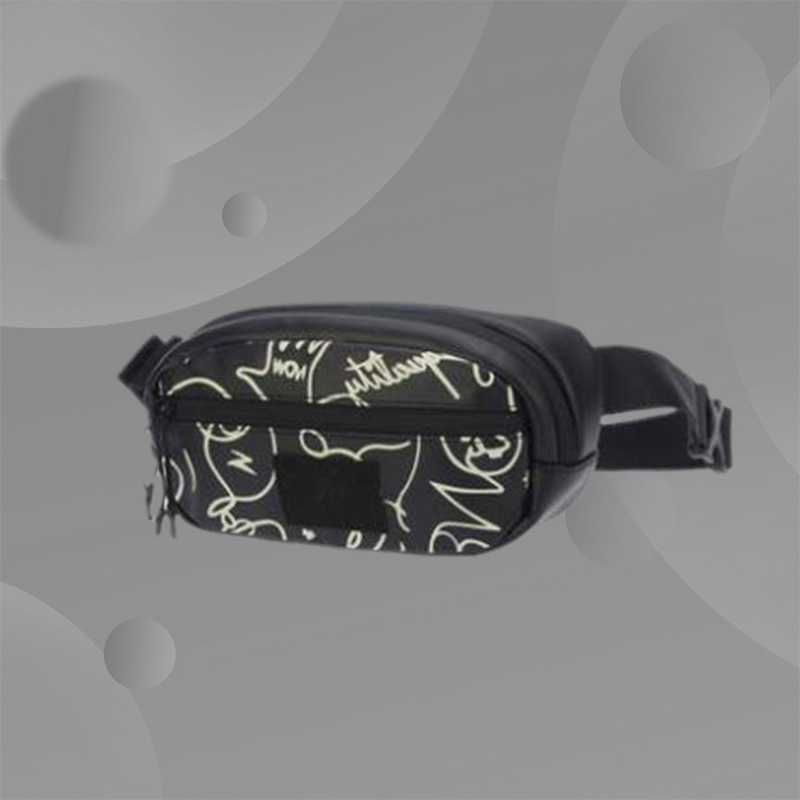 李宁韦德艺术家DFT联名单肩包男女同款户外跑步斜跨运动包ABDR550