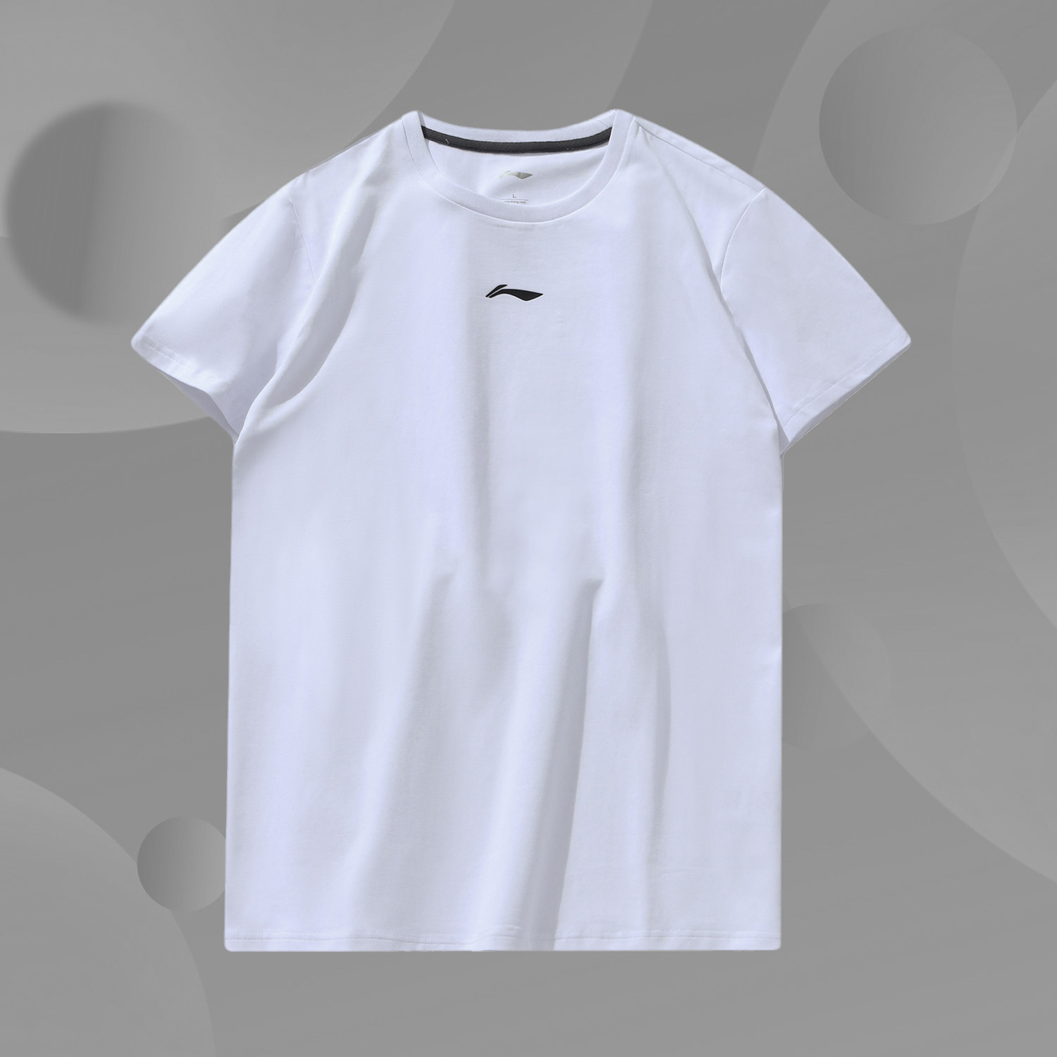 李宁运动生活系列男修身短袖T恤