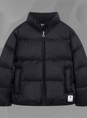 李宁正品新款男子BADFIVE反伍运动休闲时尚立领保暖羽绒服AYMS123