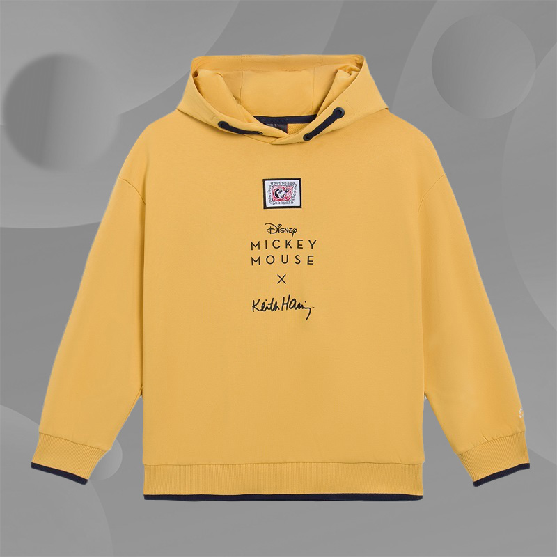 李宁正品新款儿童运动休闲时尚潮流连帽卫衣套头衫YWDR511-1-2