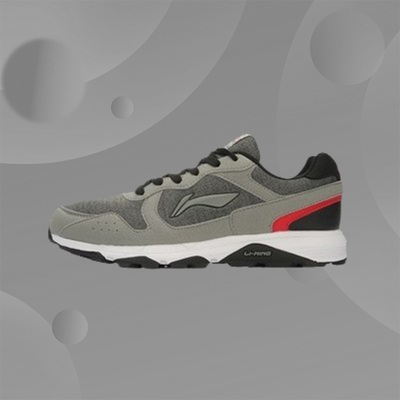 男子李宁跑步鞋耐磨防滑舒适运动