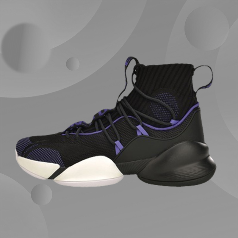 李宁篮球鞋男鞋空袭V5代季后赛精英版减震透气高帮运动鞋ABAP023