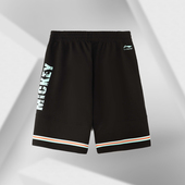 AKSR205 李宁联名系列男子宽松短卫裤 国货李宁正品 潮流短裤