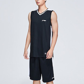 李宁正品新款男子篮球服运动休闲舒适透气时尚比赛套装AATP001