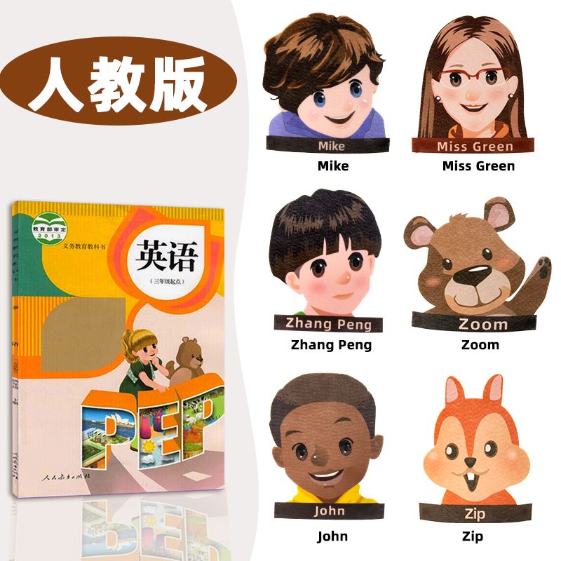 人教版小学英语头饰教师公开课