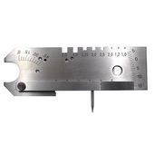 焊接工具多功能通用焊缝测量仪表万用表焊接对焊量规焊缝量规