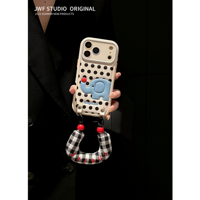 苹果17promax斜挎大象保护套