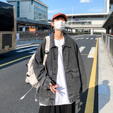 2025秋季新款港风宽松潮流情侣学生工装牛仔夹克JK300-P6598，男装夹克，星座912-1（原星座914-5）