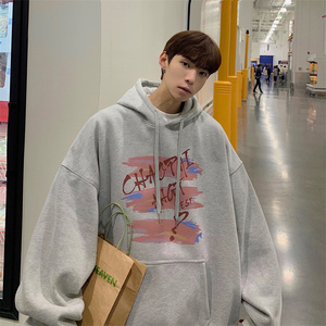 春秋季新款男女学生港风印花卫衣男VE001-P4058图片