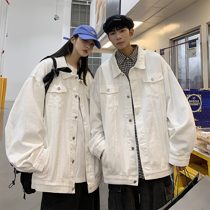 2025春季港风情侣装印花牛仔夹克男外套JK555-P6588,男装夹克,星座912-1（原星座914-5）