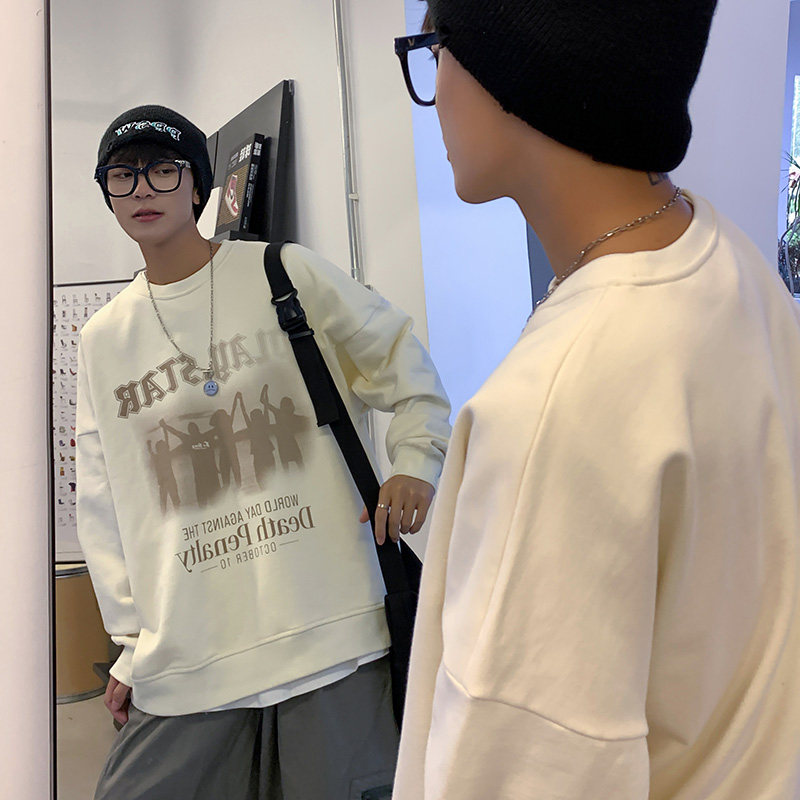 2025秋季港风情侣印花卫衣男克莱因蓝外套DL304-P48,女装短外套,星座912-1（原星座914-5）