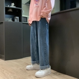 2025春季主推纯色牛仔裤港风拖地裤男K906-P3049，男装牛仔裤，星座912-1（原星座914-5）
